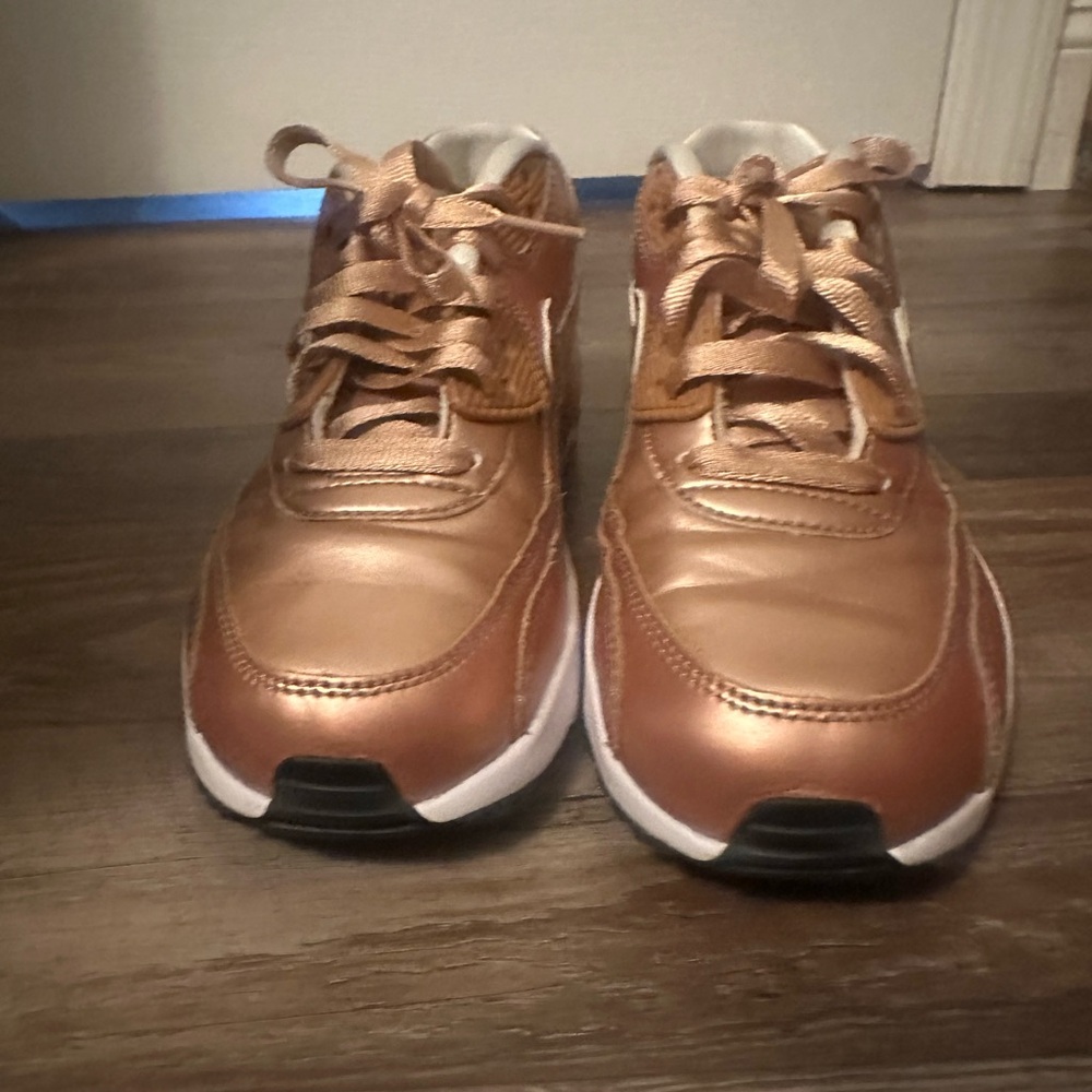 Metallic Bronze Sneakers
